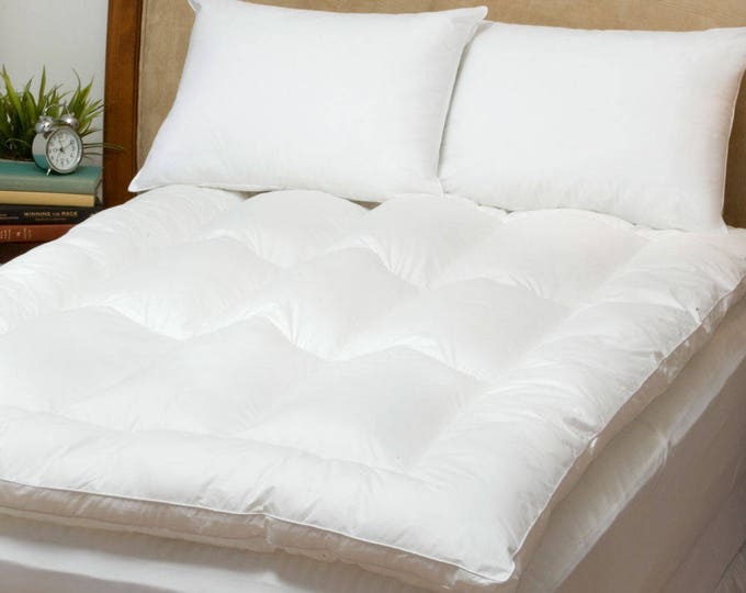 WOOLRICH Featherbed/ Feather Bed/ Queen/ XL Mattress Topper/ Luxury