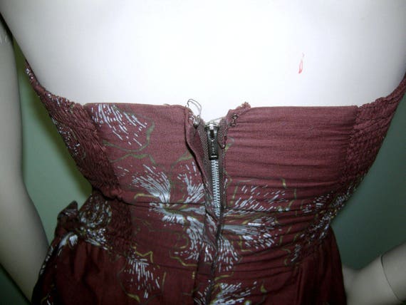 Vintage 1950s ALFRED SHAHEEN Sarong Hawaiian Dres… - image 10