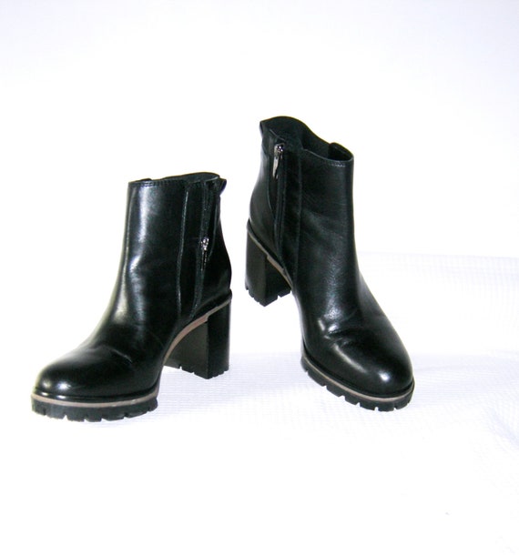 Chaussures Noires Vince Camuto Femme - Taille US 6, Cuir Verni, Talons Hauts, Occasion