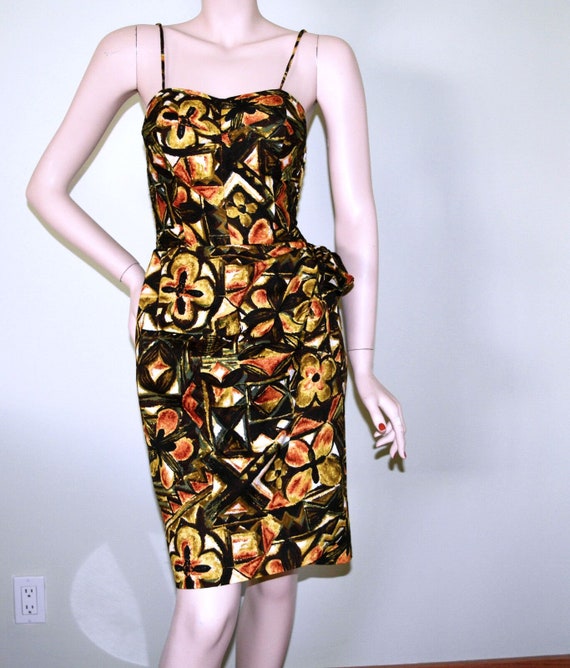 Vintage Stan Hicks Hawaiian Dress Mui Mui L XL