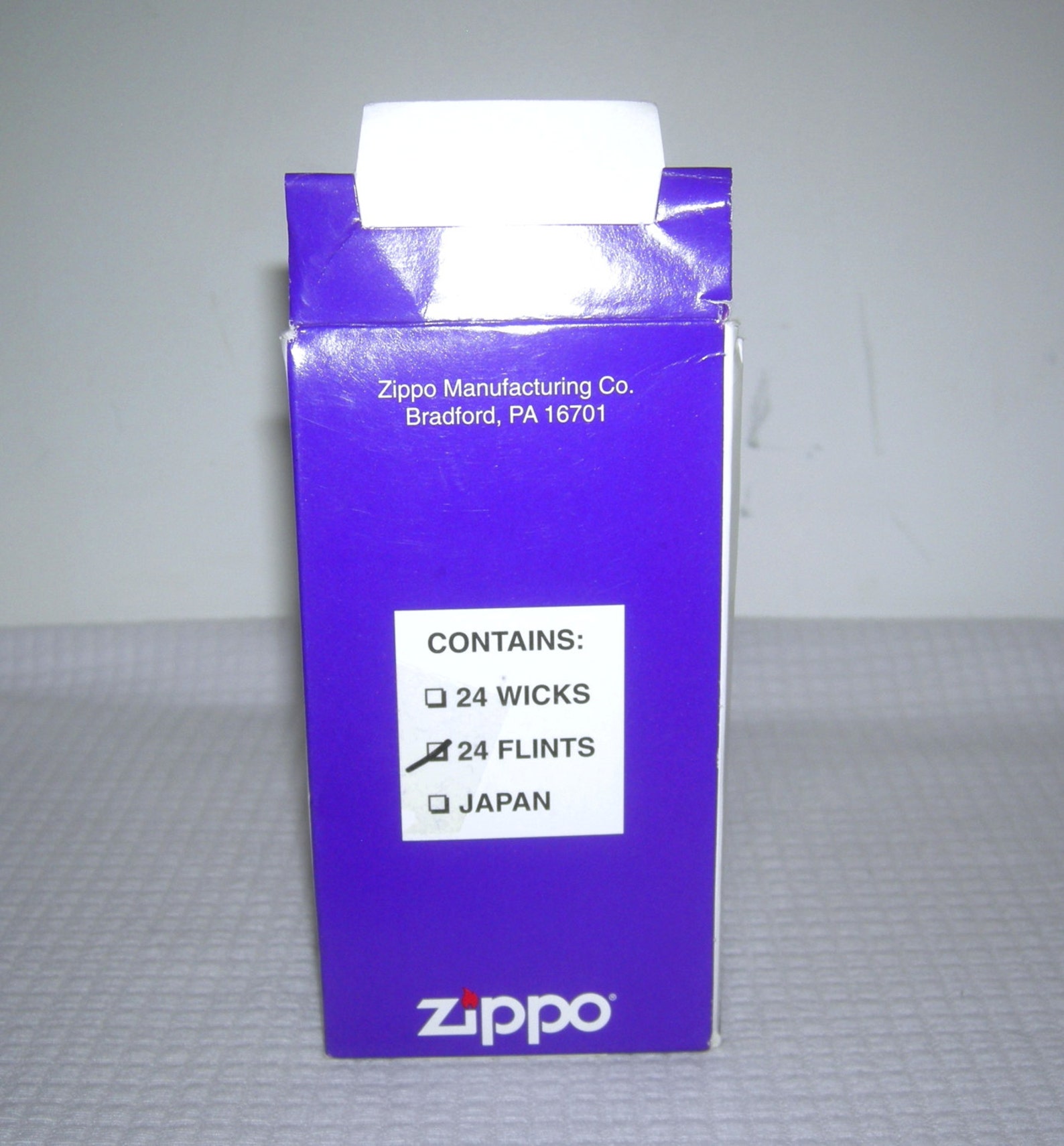 Zippo Lighter Flints Wicks Vintage NIB Display Box 13 Flint Etsy Israel