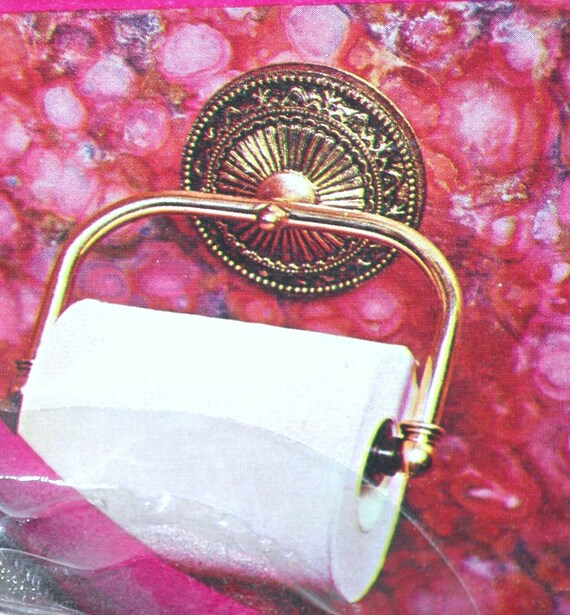 Vintage Melard Toilet Tissue Holder Renaissance Collection Etsy