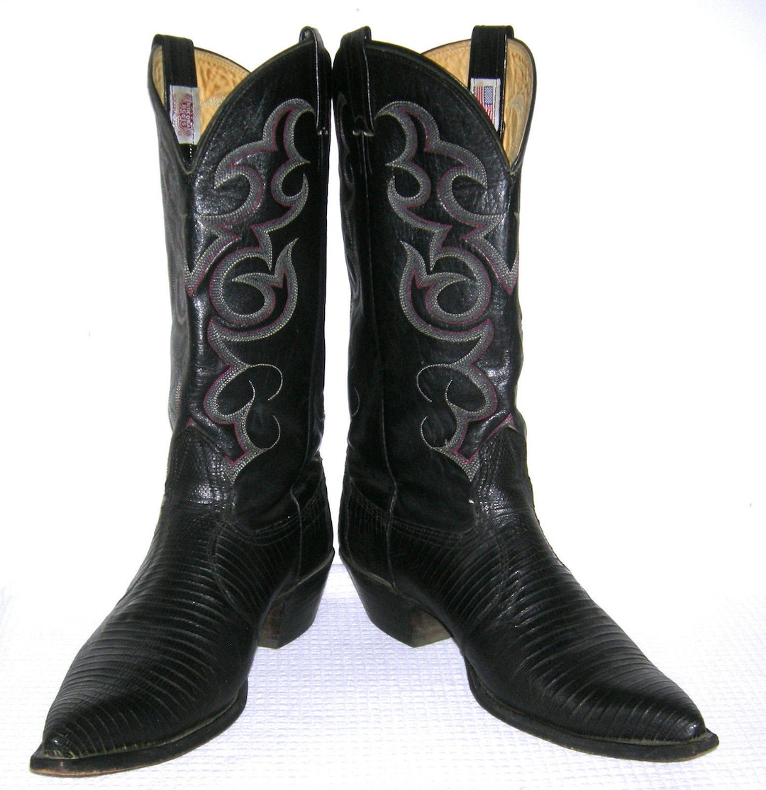 Vintage Nocona Gator Cowboy Boots size 10D Size 10D Vintage Nocona Boots — Sapphires & Sagebrush Mercantile main image 3