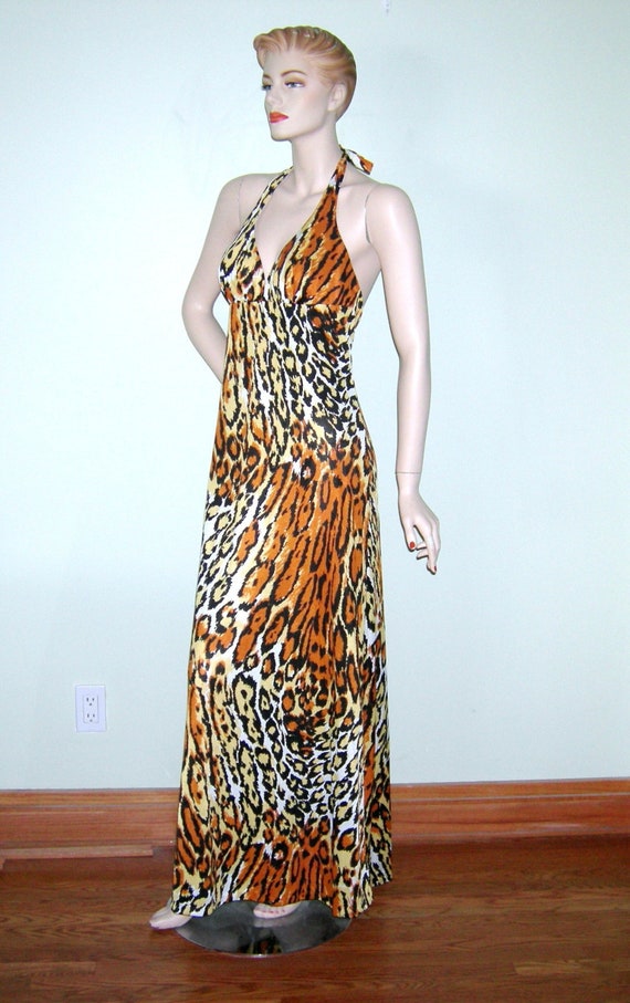 Vintage 1960s Robby Len Fashions Leopard Print Ha… - image 2