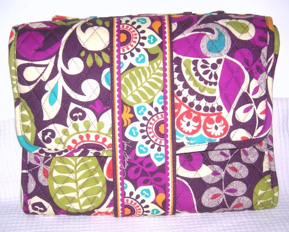 Vintage VERA BRADLEY Vera Bradley Plum Crazy Baby Changing Pad Vera Bradley Changing Pad Clutch Floral Plum Crazy Retired Pattern Etsy