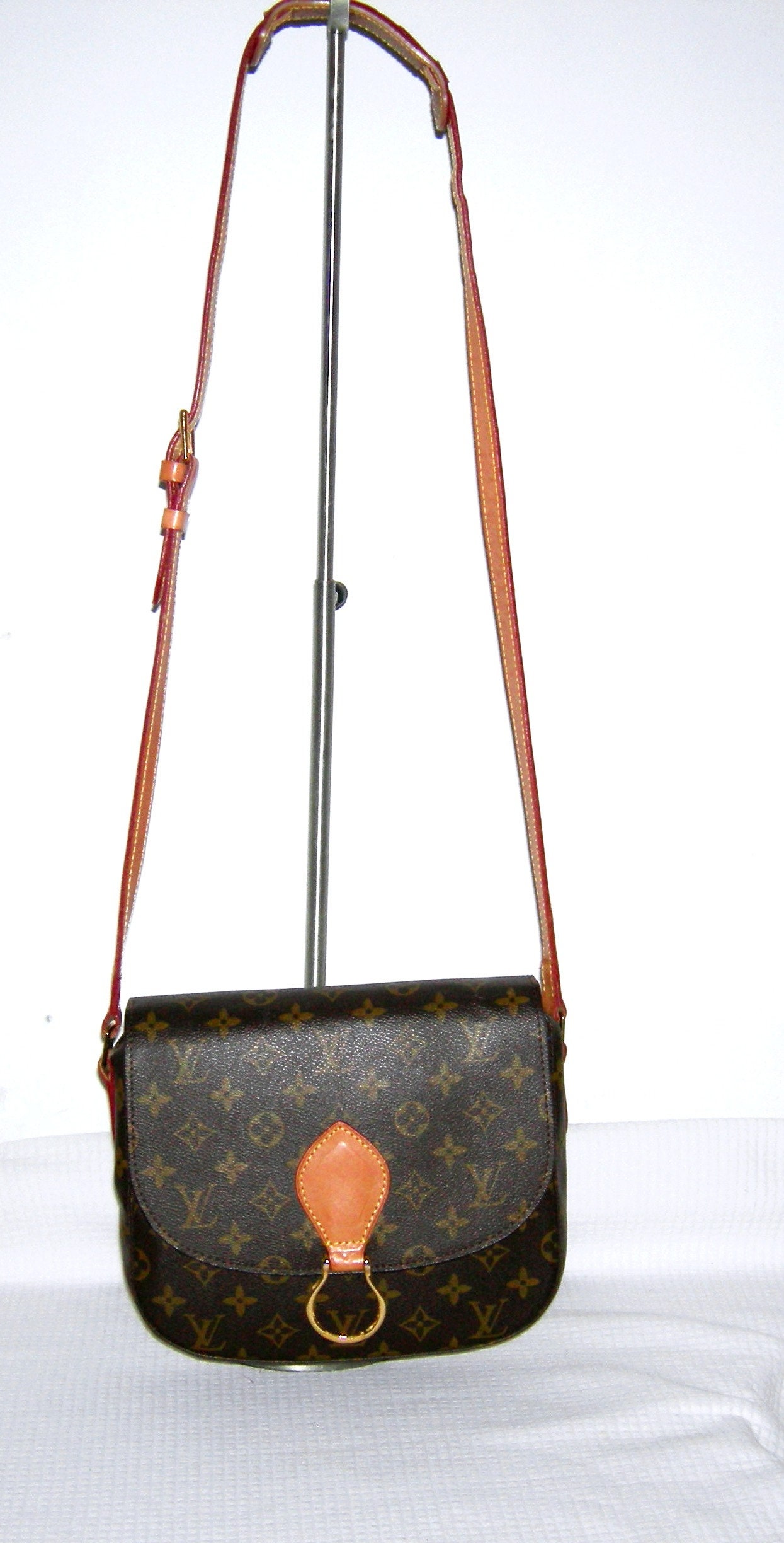 Lois Vuitton Saint Cloud Bag Authentic Vintage Louis VUITTON Brown