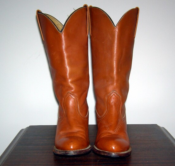 FRYE Boots Vintage 1970s/ 1980s FRYE Rare Brown L… - image 4