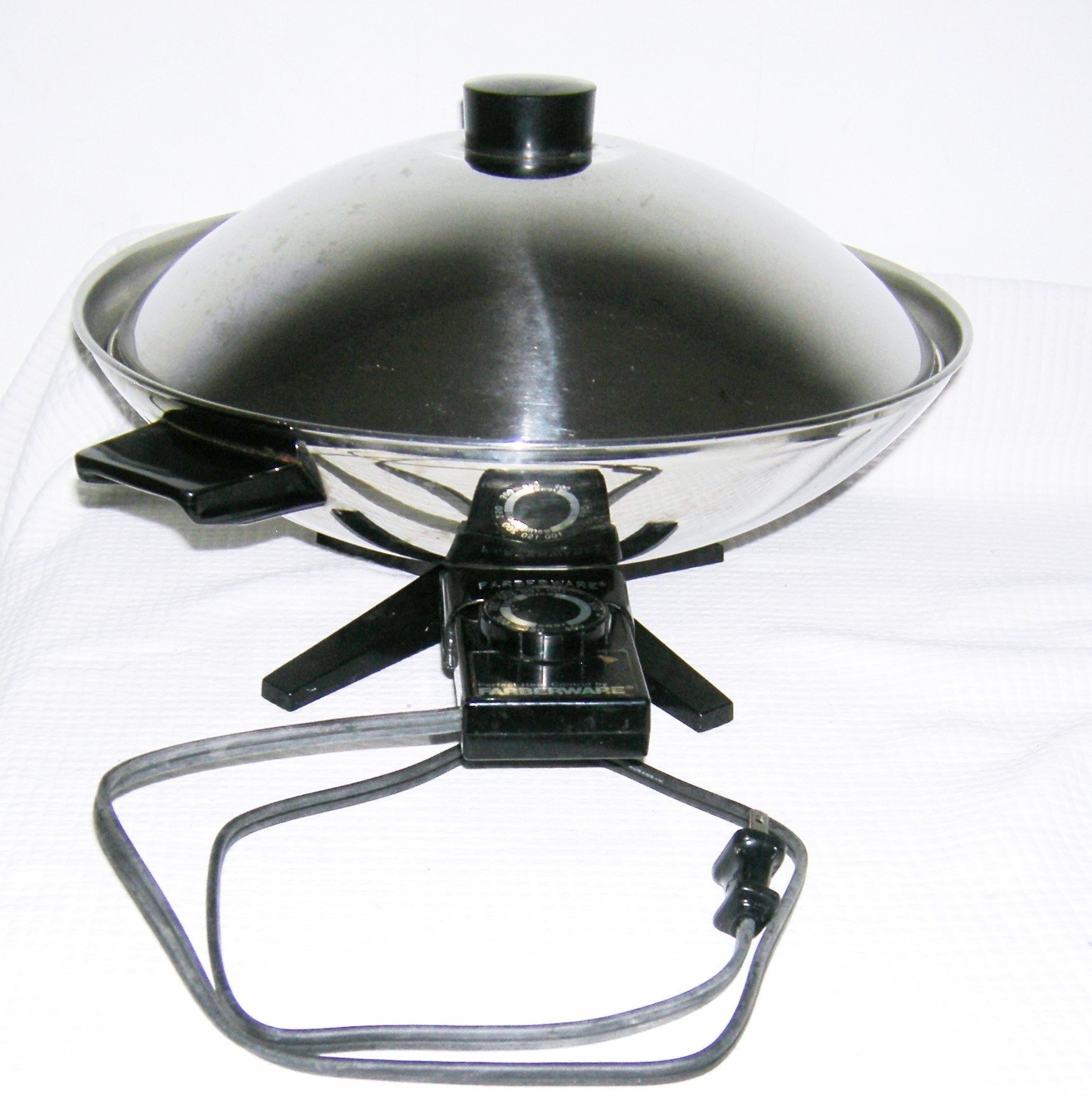 Vintage Farberware WOK 14 Electric Skillet Cord Model 321 Frying Pan