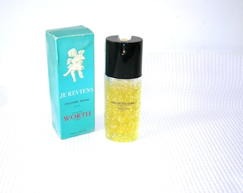 Vintage Worth "JE Reviens" Spray Cologne, Je Reviens Worth Parfums Paris Cologne Spray, Original Authentic Perfume 4 oz Daisy RARE HTF