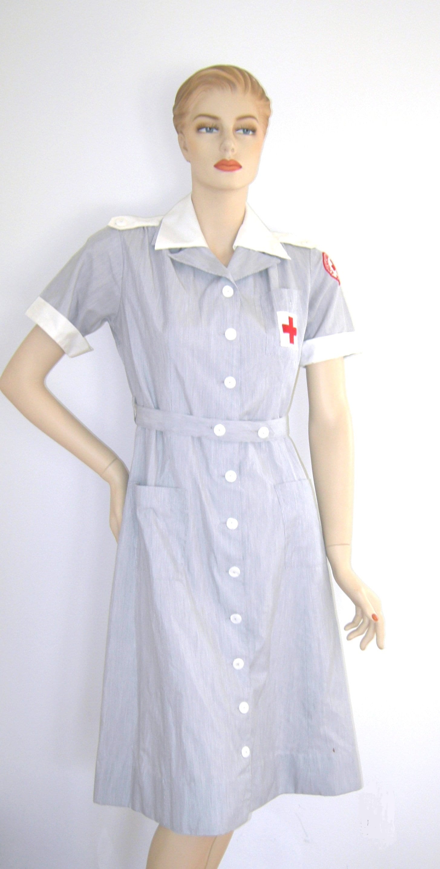 WWII Vintage 1940s RED Cross Uniform USA Volunteer Nurse - Etsy