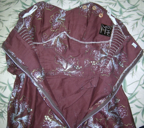 Vintage 1950s ALFRED SHAHEEN Sarong Hawaiian Dres… - image 5