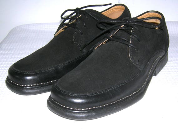 CLARK'S England/ Men's Shoes/ Black Leather/ Suede/ - Etsy