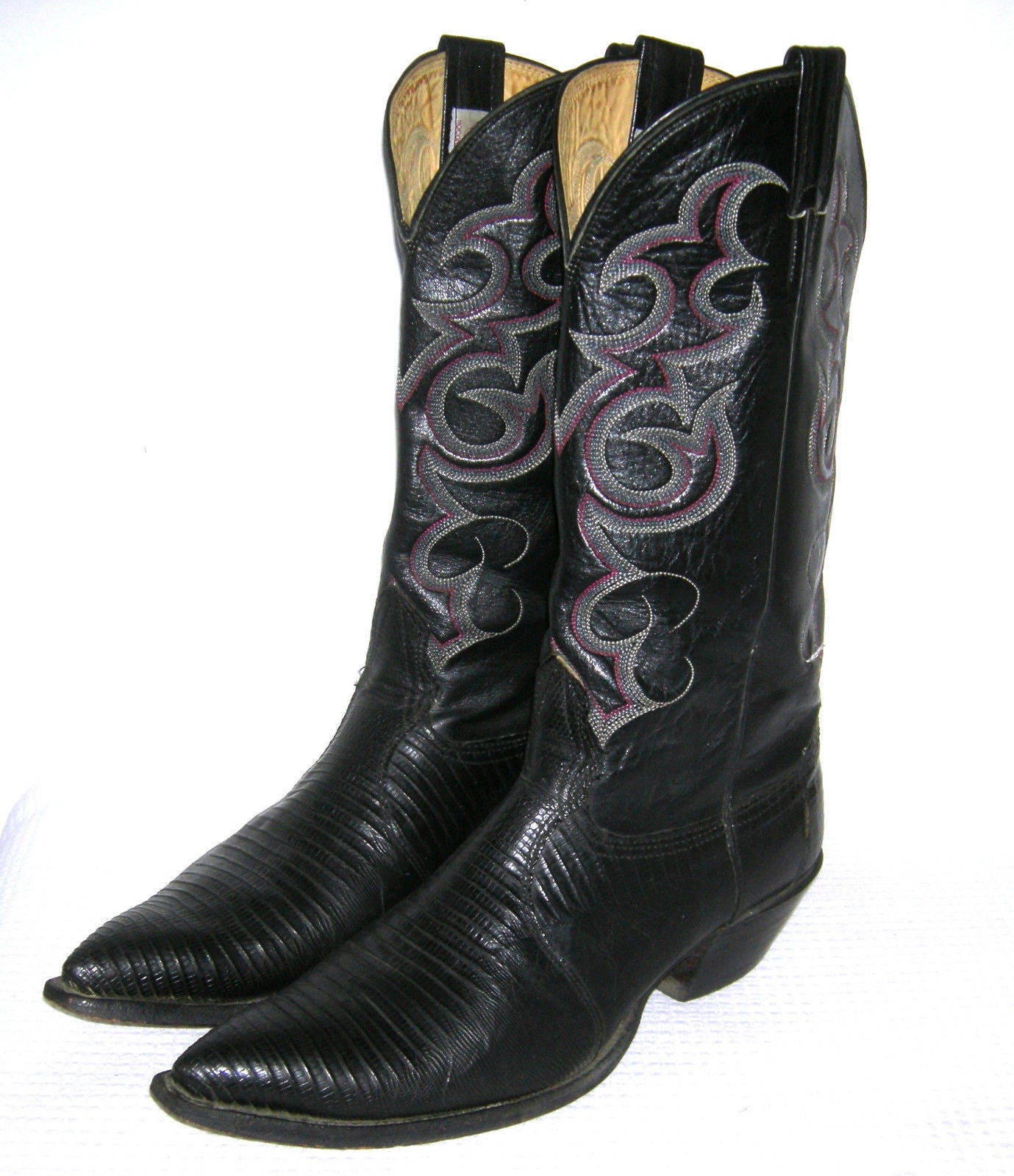 Vintage NOCONA Boots/ Exotic/ Lizard Skin/ Nocona Leather 