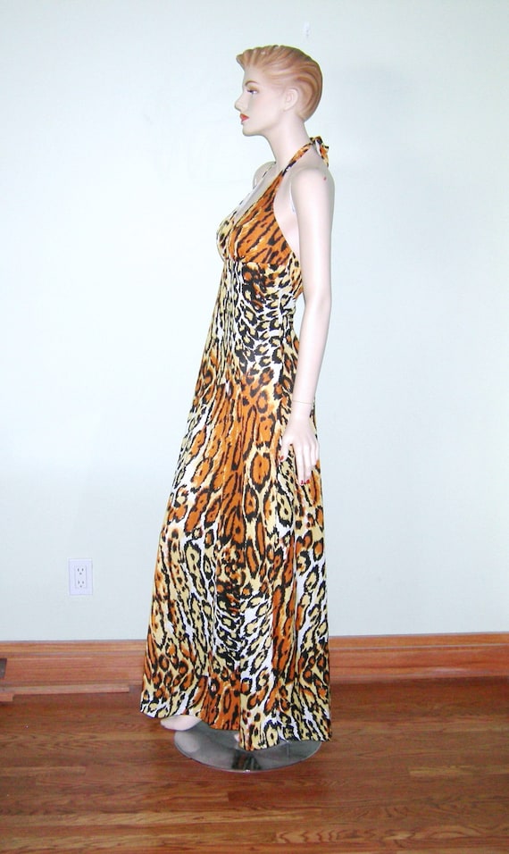 Vintage 1960s Robby Len Fashions Leopard Print Ha… - image 5