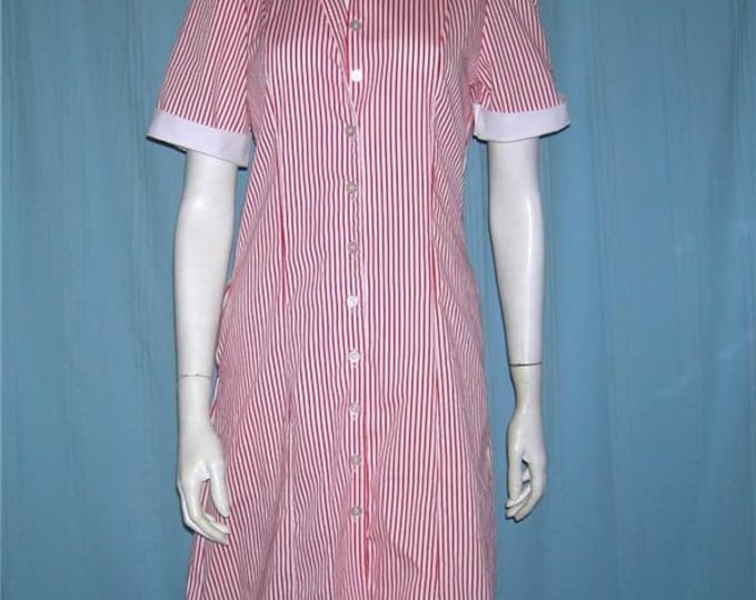 VTG Candy Striper Bombshell Pin-up VLV Striped Uniform Nurse - Etsy