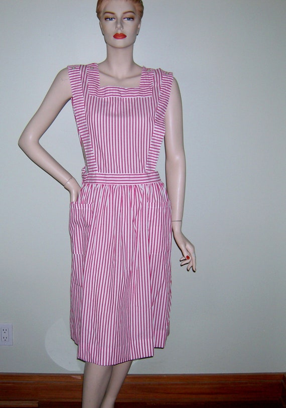 1950s 1960s Vintage CANDY STRIPER Volunteer Uniform N… - Gem