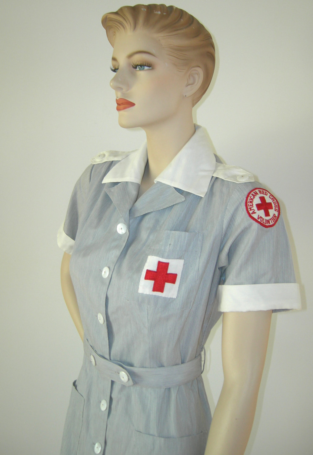 War Nurse Uniform/ww2 Red Cross Nurse Costume Cosplay 