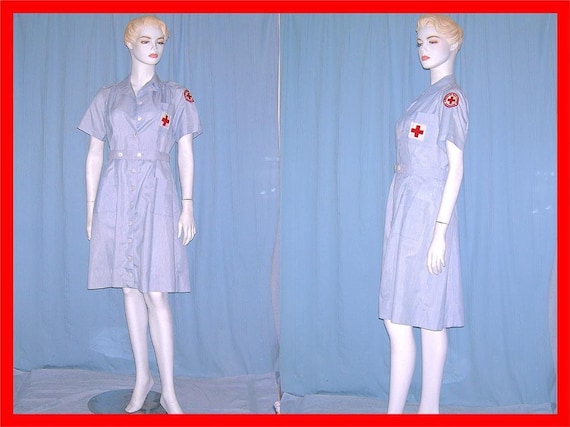 WWII Vintage 40s 50s AMERICAN RED Cross Volunteer Nurse - Etsy