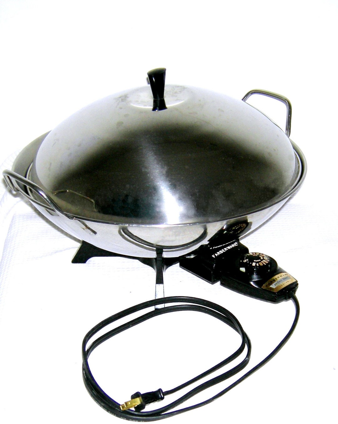 Vintage Farberware WOK 14 Electric Skillet Cord Model 303 Frying Pan