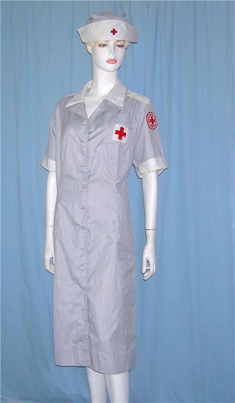 WWII Vintage 1940s RED Cross Uniform USA Volunteer Nurse | Etsy