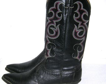 Vintage NOCONA Boots/ Exotic/ Lizard Skin/ Nocona Leather 