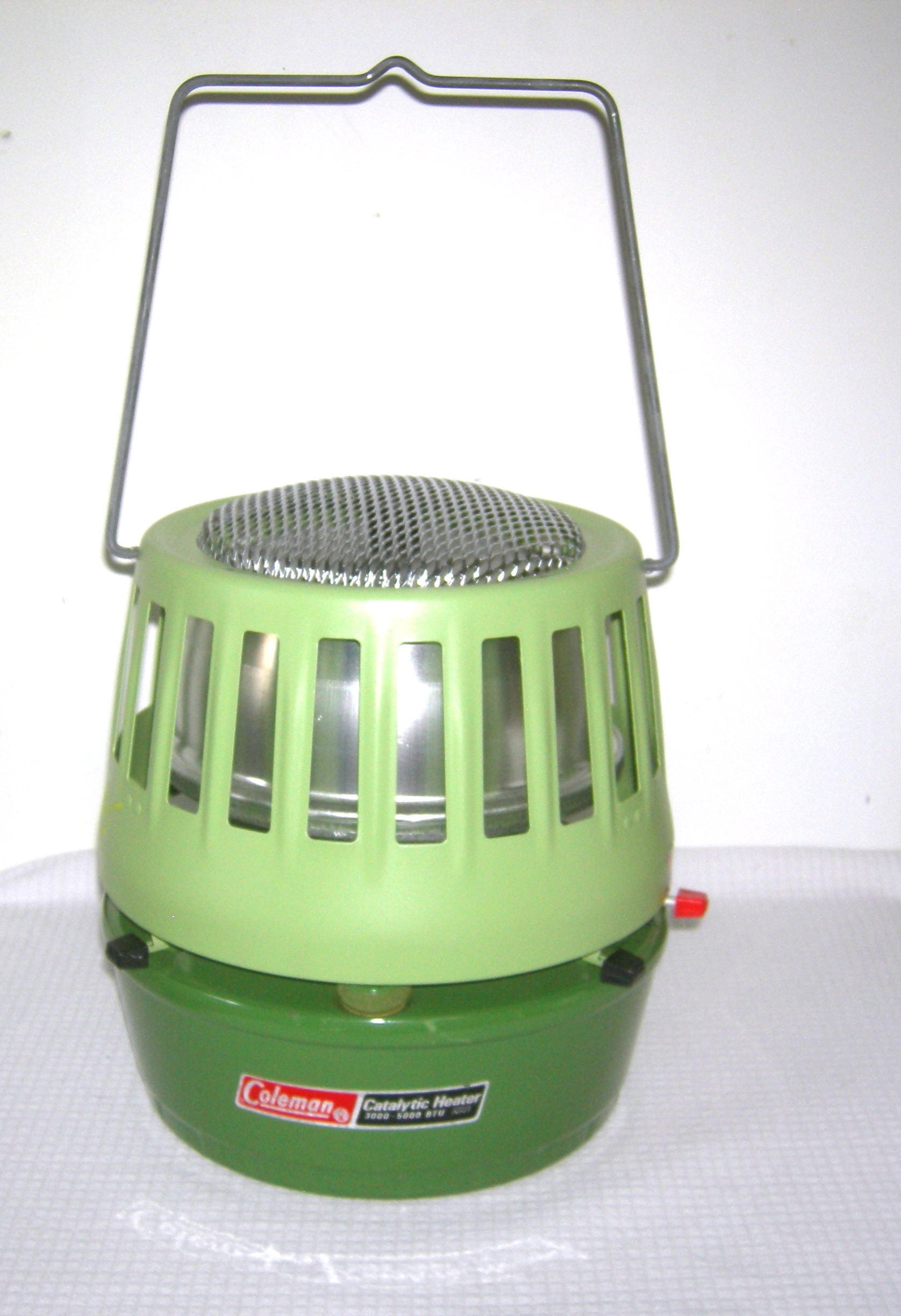 Vintage Coleman Green Catalytic Heater/ Heather 3000-5000 BTU - Etsy UK