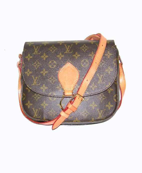 Brown Louis Vuitton Monogram Saint Cloud GM Crossbody Bag