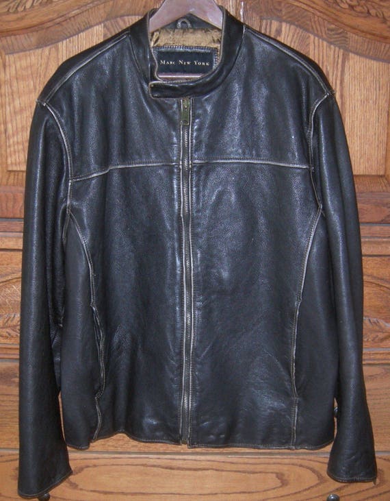 Vintage Marc New York Leather Moto Motorcycle Jacket Leather Moto Motorcycle Jacket