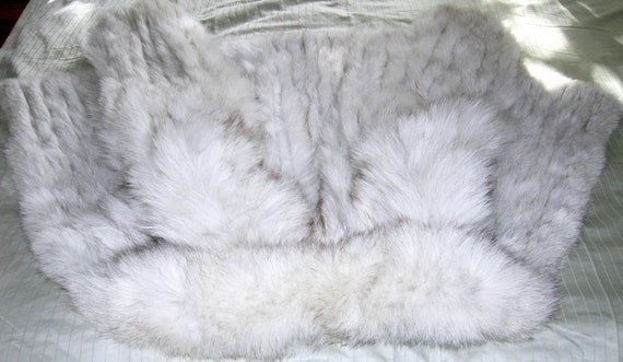 Vintage SAGA FOX Fur Coat NORWEGIAN Blue Fox Jack… - image 9