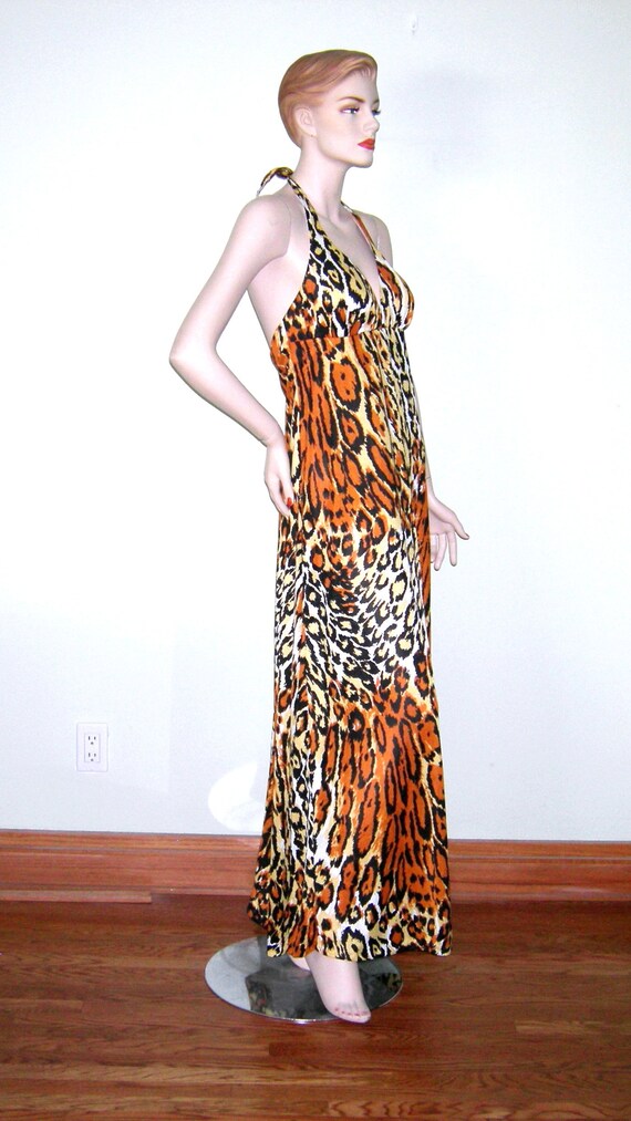 Vintage 1960s Robby Len Fashions Leopard Print Ha… - image 3