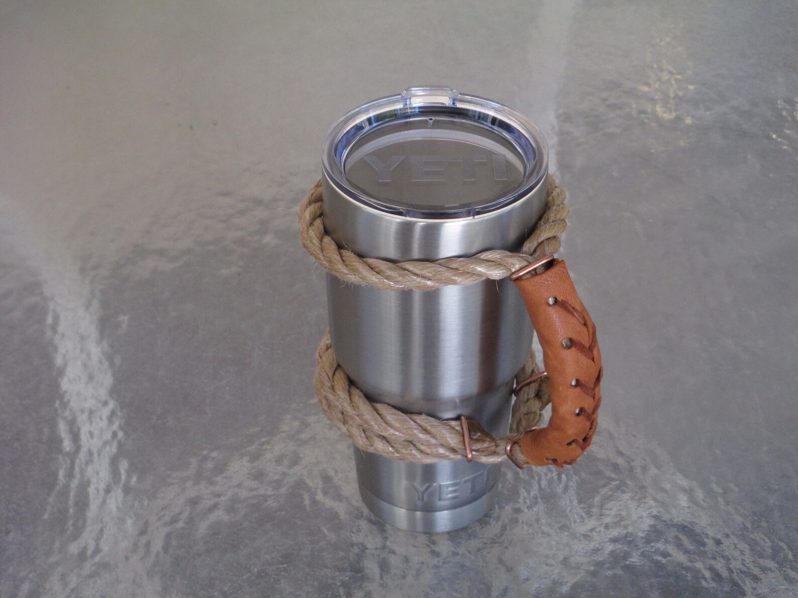 20 Oz Yetitype Cup Handle Yeti Cup Not Included Etsy