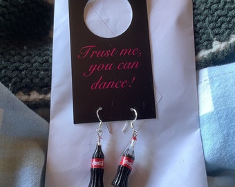 Coke earrings