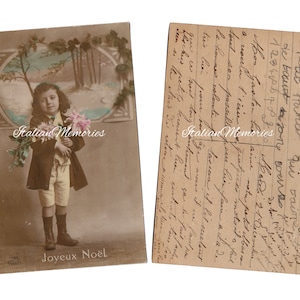 Antique french postcard