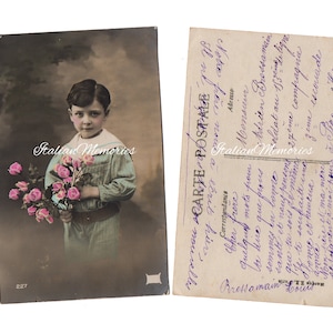 Antique french postcard