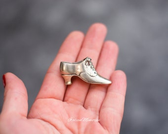 Italian solid silver shoe