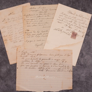 4 Documentos italianos antiguos 1800s (044)