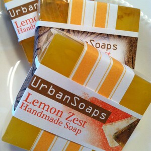 Urban Soaps Lemon Zest Honey Soap