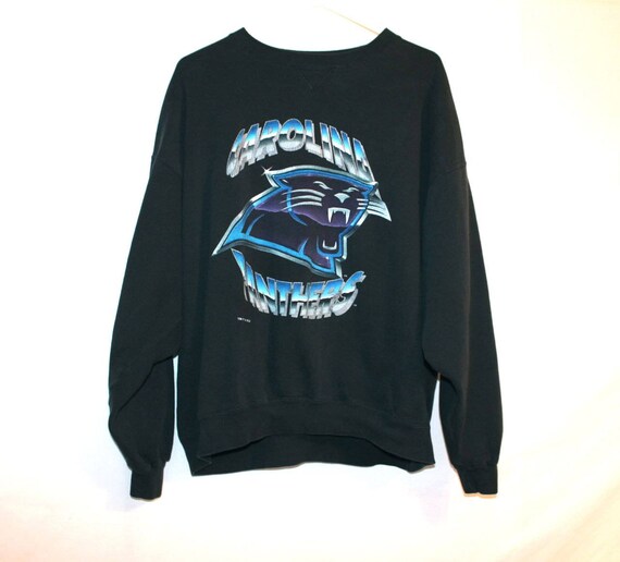 Black Carolina Panthers Sweatshirt NFL 