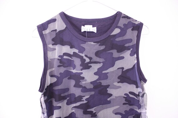 sheer camouflage top