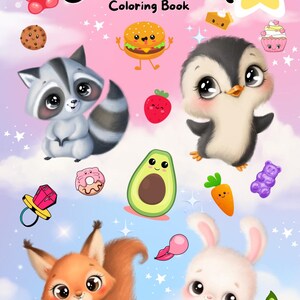 Kawaii Coloring Book PDF