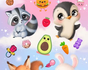 Kawaii Coloring Book PDF