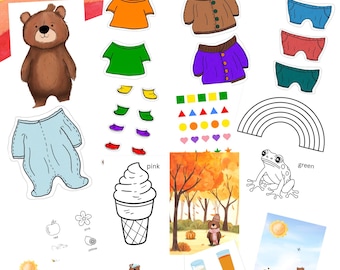 Jesse Bear What Will You Wear Worksheets