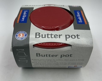 Emile Henry Butter Pot Red William Sonoma NEW