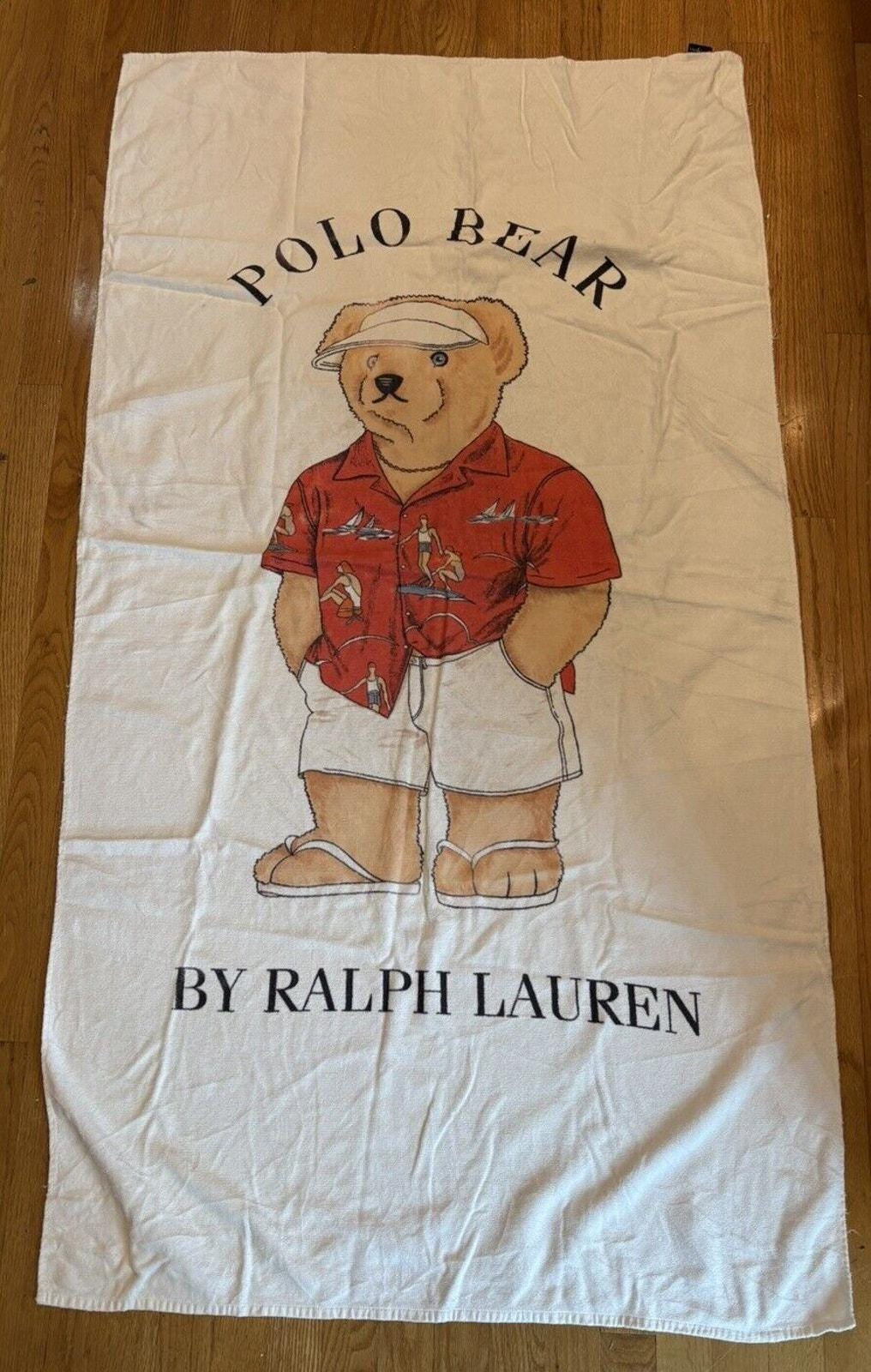 RALPH LAUREN - 90s POLO BEAR ビーチブランケット RALPH LAUREN - 90s POLO BEAR ビーチブランケット
