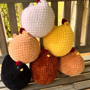 Handmade Crochet Chicken- Crochet Hen - Chicken Decor - Farmhouse