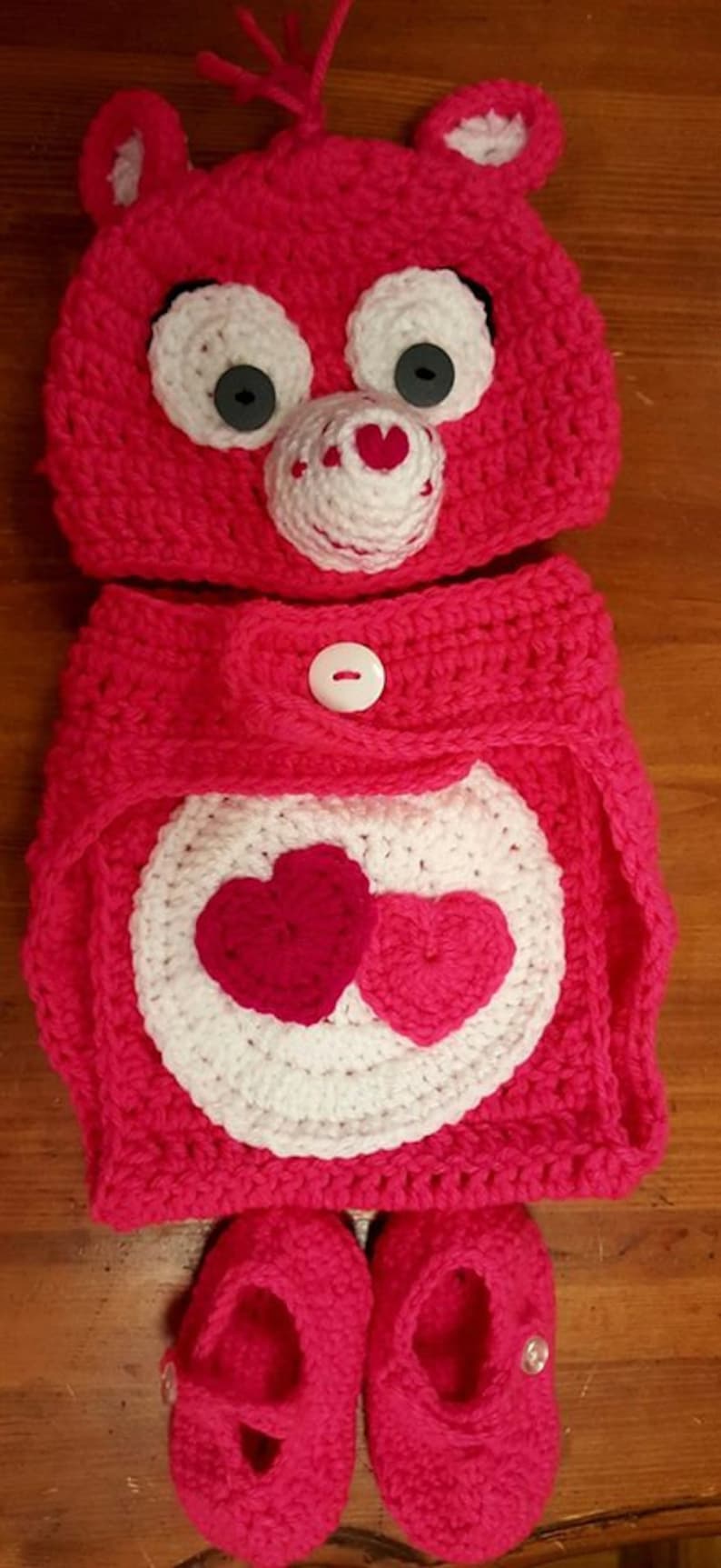 Care Bear Diaper Set Care Bear Cheer Bear Baby Diaper Etsy