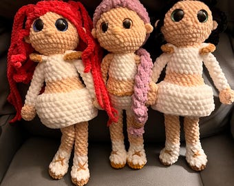K-POP Demon Hunter Crochet Dolls