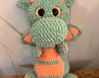 Baby Dragon Plushie-Stuffed Animal-Plush Dragon Toy