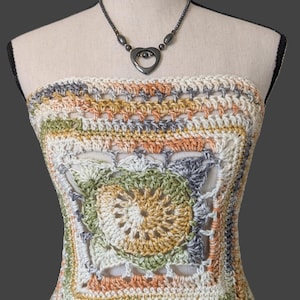 Willow Breeze Tie Back Tube Top-Crochet Pattern