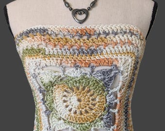 Willow Breeze Tie Back Tube Top-Crochet Pattern